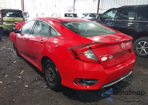 2020 Honda Civic Lx from USA, damaged, VIN 2HGFC2F6XLH560215